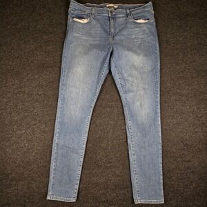 Levis 710 Super Skinny Jeans Light Wash Blue Denim Women's 34x30 (Fits 36x30)